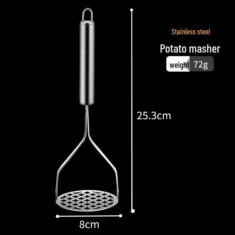 Stainless Steel Manual Potato Masher for Baby Food Supplement