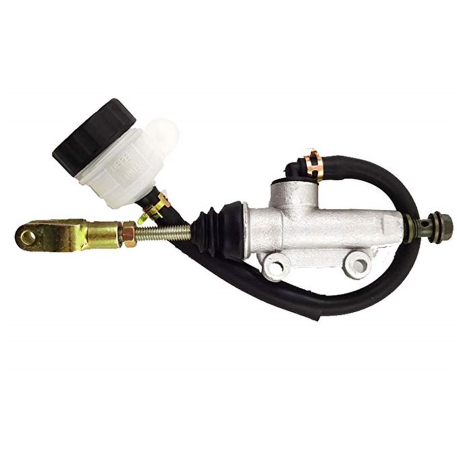 ATV Rear Foot Brake Master Hydraulic Cylinder Pump With Reservoir For 50 70 90 110 125 150 200 250 cc Quad Pit Dirt Bike