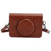 Protective Camera Case with Adjustable Shoulder Strap PU Leather Camera Carrying Bag for C210R Mini Shot2 Retro