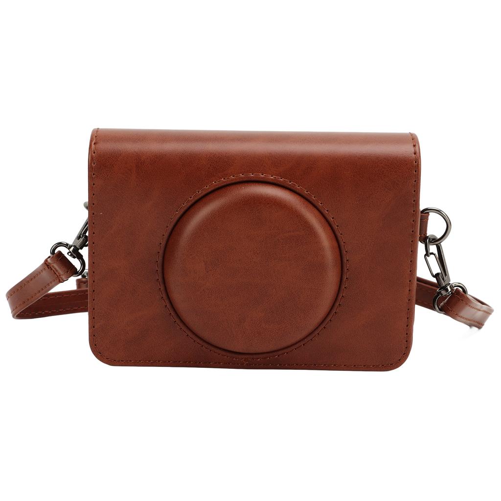 Protective Camera Case with Adjustable Shoulder Strap PU Leather Camera Carrying Bag for C210R Mini Shot2 Retro
