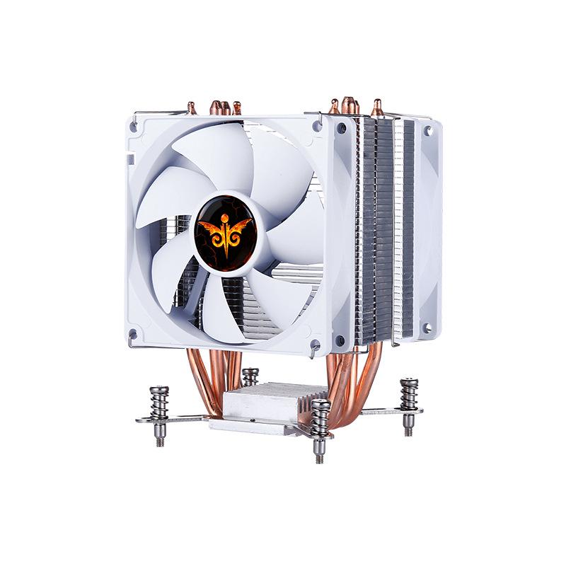 4-Heat Pipe Tower CPU Cooler with 9cm Silent PWM Fan for Socket 2011/2066/X79/X99 Desktops