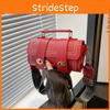 Trendy Retro Shoulder Bag For Women 2024 New Stylish Pu Leather Square Handbag