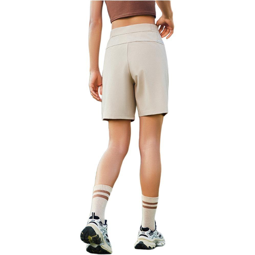 Anta Variety Training Collection Casual Shorts Women's Light Khaki 962527510-1