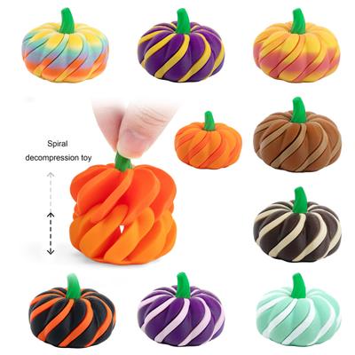 Pumpkin Spinner Decompression Toy 3D Printed Stress Relief And Anxiety Reduction Fidget Toy Smooth