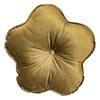 Flower Velvet Brown Decorative Pillow In The Shape Of A Flower
