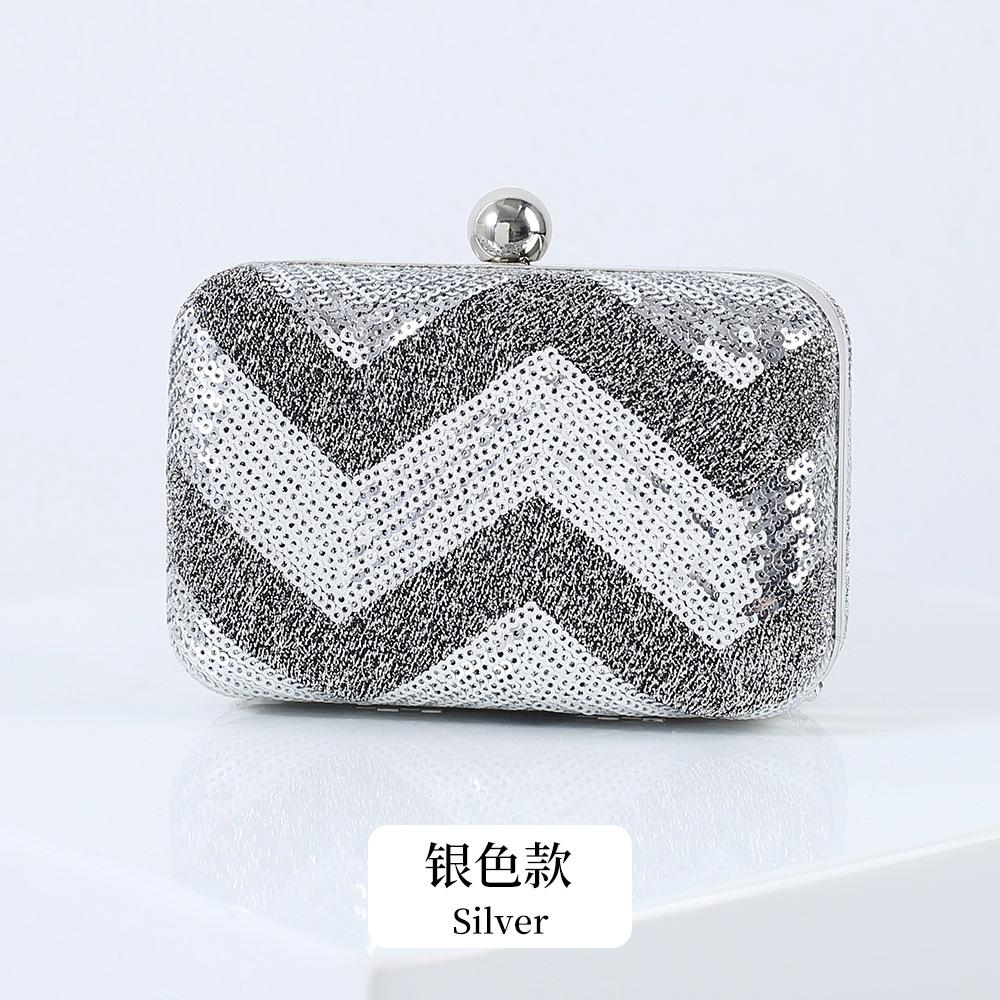 Green Clutch Bags Luxury Designer Sequins Wallets for Women Handbags Trends 2024 Elegant Purse Crossbody Evening Bag Female