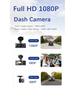 3-Channel 1080P WiFi Dashcam with Infrared Lights for Interior, Exterior, and Rear Recording