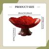 Pedestal Fruit Bowl Food Snack Storage Tray Decorative Multifunctional Holder for