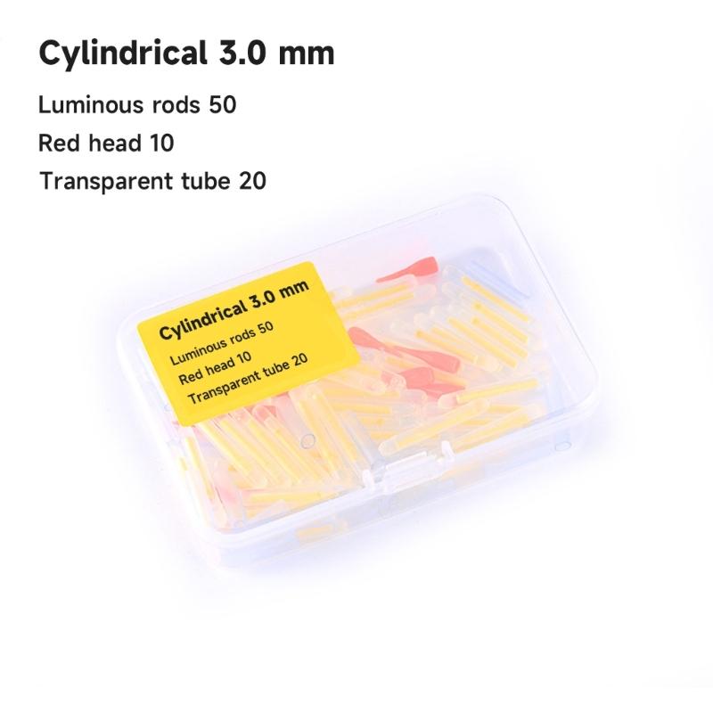 50Pcs Night Fishing Glow Stick Green Fluorescent Light Rod High Brightness Fishing Lightsticks Fits Most Float Types