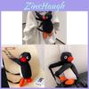 Penguin Cartoon Kids Backpack With Breathable Nylon And Animal Pattern For Preschool Children