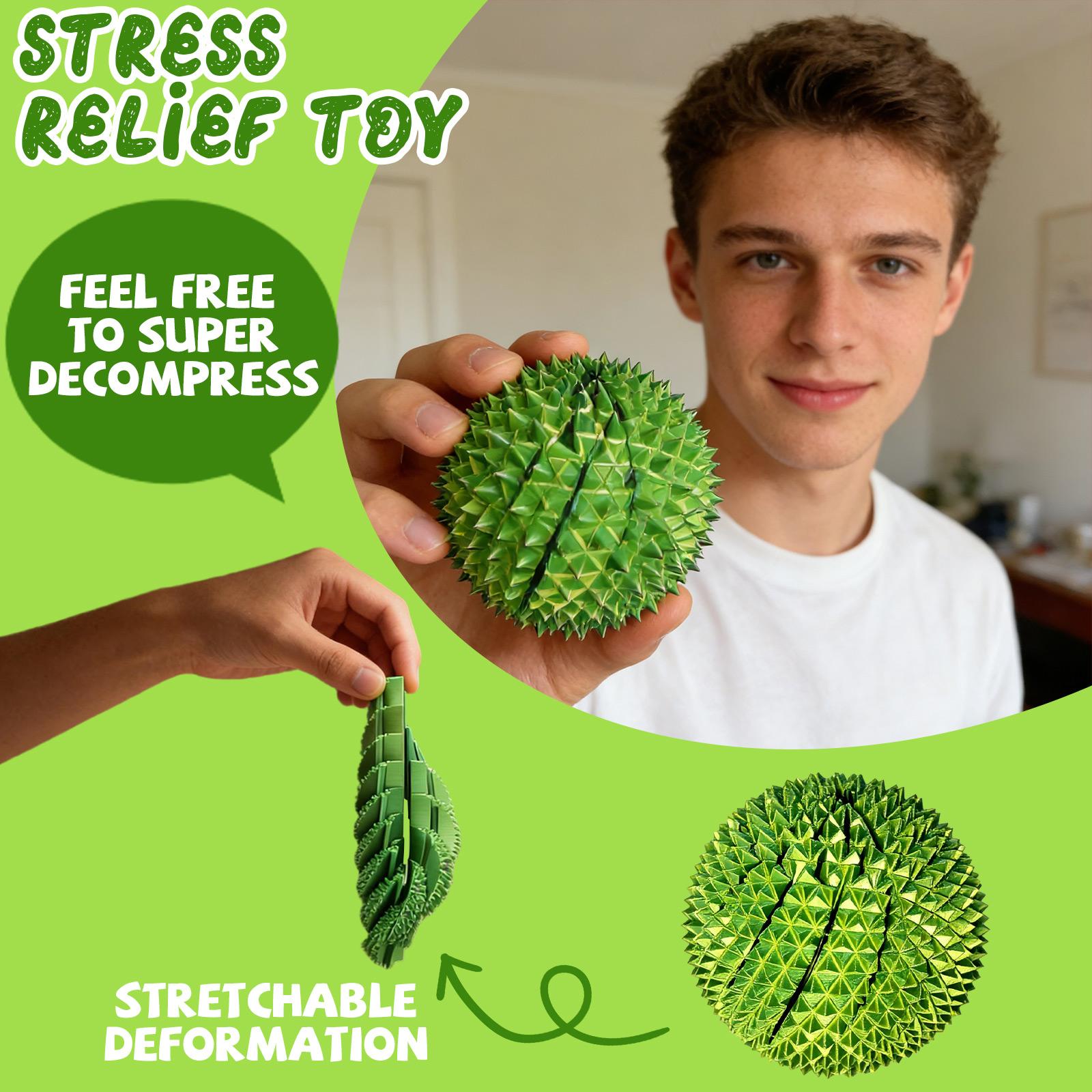 

3D Printed Spiked Sensory Trigger Twisted Spiral Stress Relief Ball Durable Flexible Material for Hand Exercise and Tactile Stimulation One Size зелёный