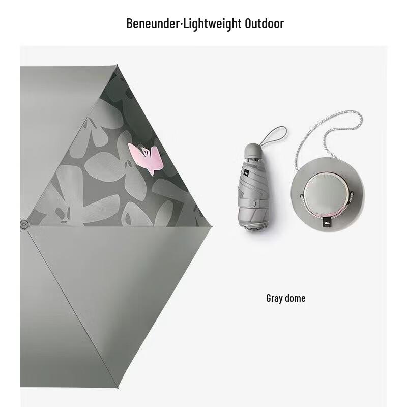 Beneunder Lightweight UV Protection Folding Umbrella