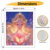 Disney Shining Rose Princess Oil Paint Hand Painting Kit Decoration Classic Style Home Decor Gifts For Her Aesthetic Room Decor Art