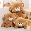 Monkey Cuddly Endearing Stuffed Animal With Long Fur Perfect For Kids Toy Plush