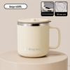 304 Stainless Steel Kids' Water Cup with Lid, Portable Double-Layer Insulated Anti-Scald Mug for Home or Office