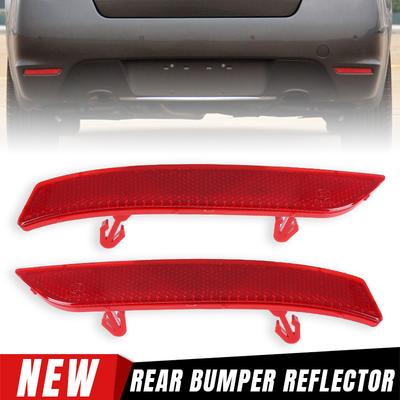 Left Right Auto Rear Bumper Reflector Light For Peugeot 508 2011 2012 2013 2014 Tail Bumper Fog Lights Bar Warning Lamp No Bulb