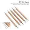 5 Pcs Double End Tracing Dotting Stylus Firm Grip DIY Engraving Stylus Set for Making Clay Pottery Sculpture