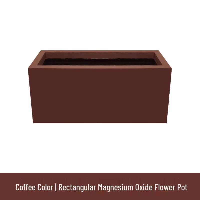 Rectangular Cement Outdoor Flower Planter