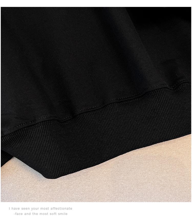 Plus Size Autumn Lapel Hoodie for Chest Circumference 200/300/350 Jin