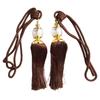 Tie Holdbacks Curtain Tieback Living Room Bedroom Dining Room Plyester+Plastic Rope Decoration 9 Colors Option