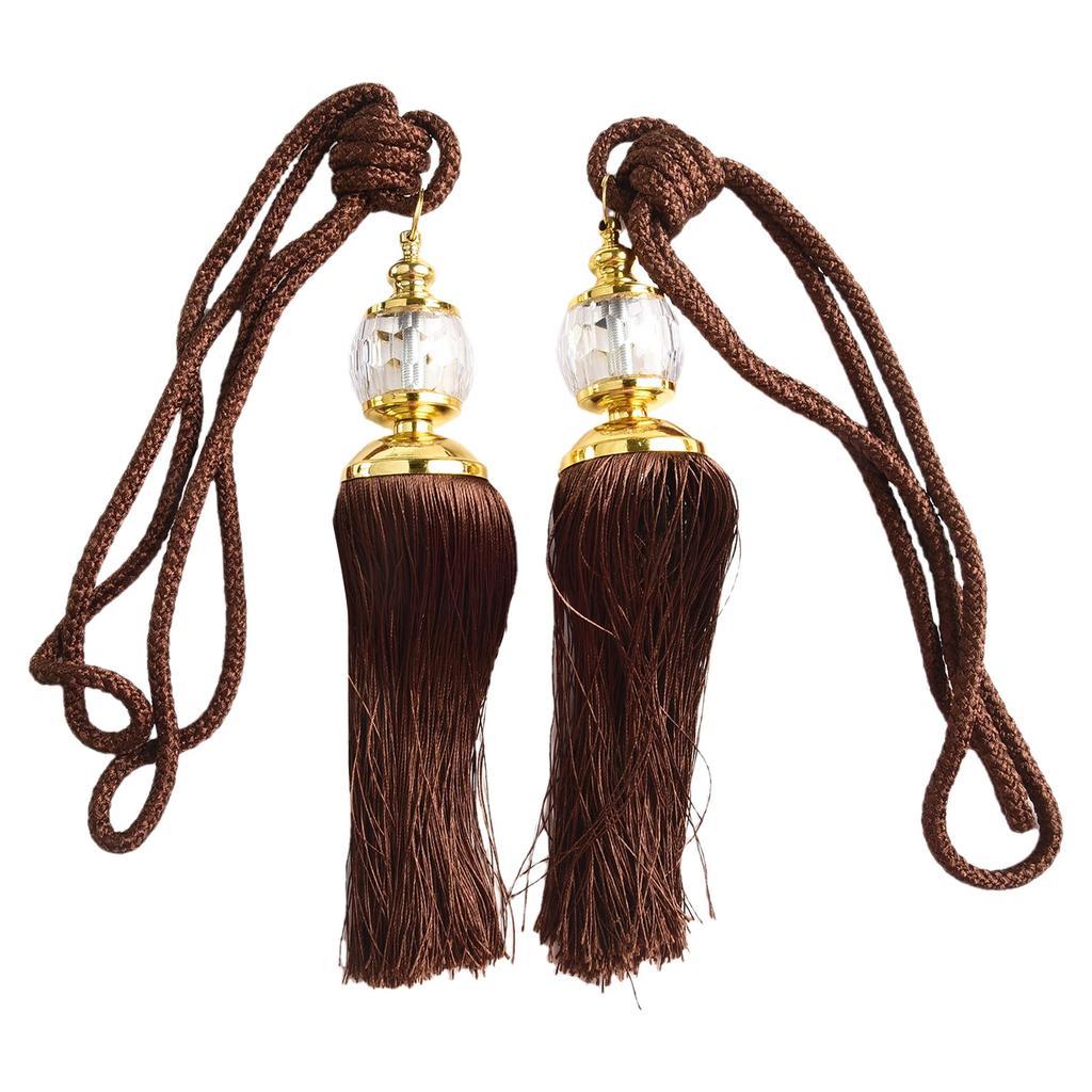 Tie Holdbacks Curtain Tieback Living Room Bedroom Dining Room Plyester+Plastic Rope Decoration 9 Colors Option