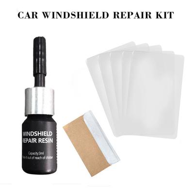 Liquide de Réparation de Fissure de Pare-brise Résine de Réparation de Vitre de Voiture Accessoires de Pare-brise de Voiture Liquide Restauration Fissure Rayure L4Q7