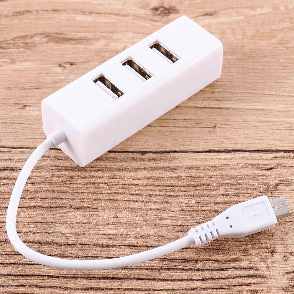 Duable USB 2.0 USB To OTG Micro USB 4 Ports Charging Cable Converter Extension Cable Adapter