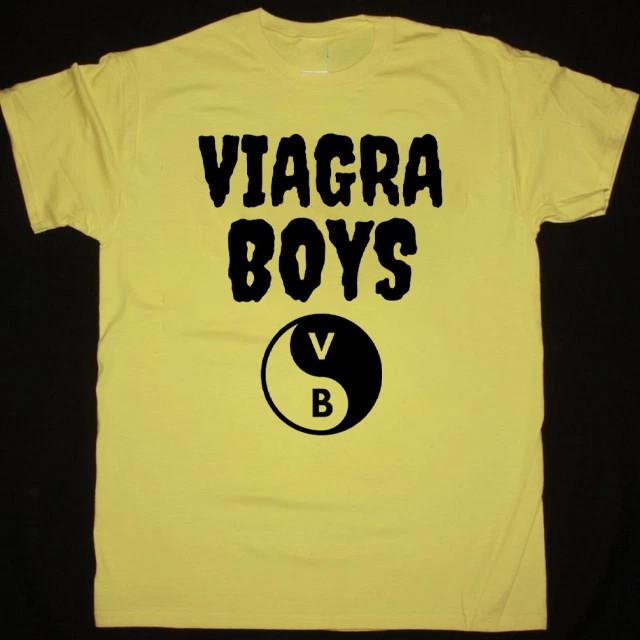 Коллекция Viagra Boys Логотип группы Футболка Унисекс Концертная S to 5XL LO147 Унисекс Футболка XXXXL