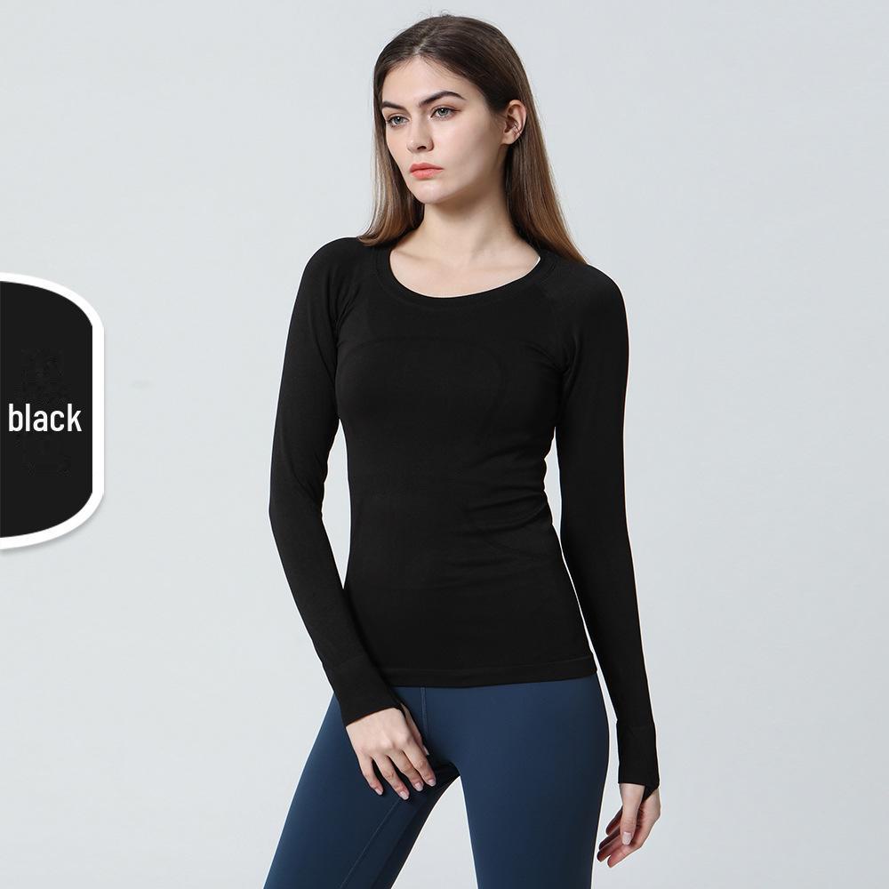 

Футболка Swiftly Tech с длинными рукавами для занятий йогой: Дышащий, быстросохнущий фитнес-топ для бега и активного отдыха Large