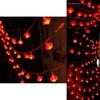 Luzes de Fio LED Para o Ano Novo Chinês Com Lanternas Vermelhas Decoração Para Casa e Uso Externo