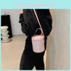 Trendige lässige Beuteltasche für Damen Sommer 2024 Stilvolle Crossbody-Tasche in Schwarz Gold und Pink