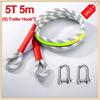 Multiple Sizes Car Outdoor Off-road Trailer Tow Rope Emergency Rescue Rope Thicker Car Nylon Colour Changing Nylon Pulling Rope