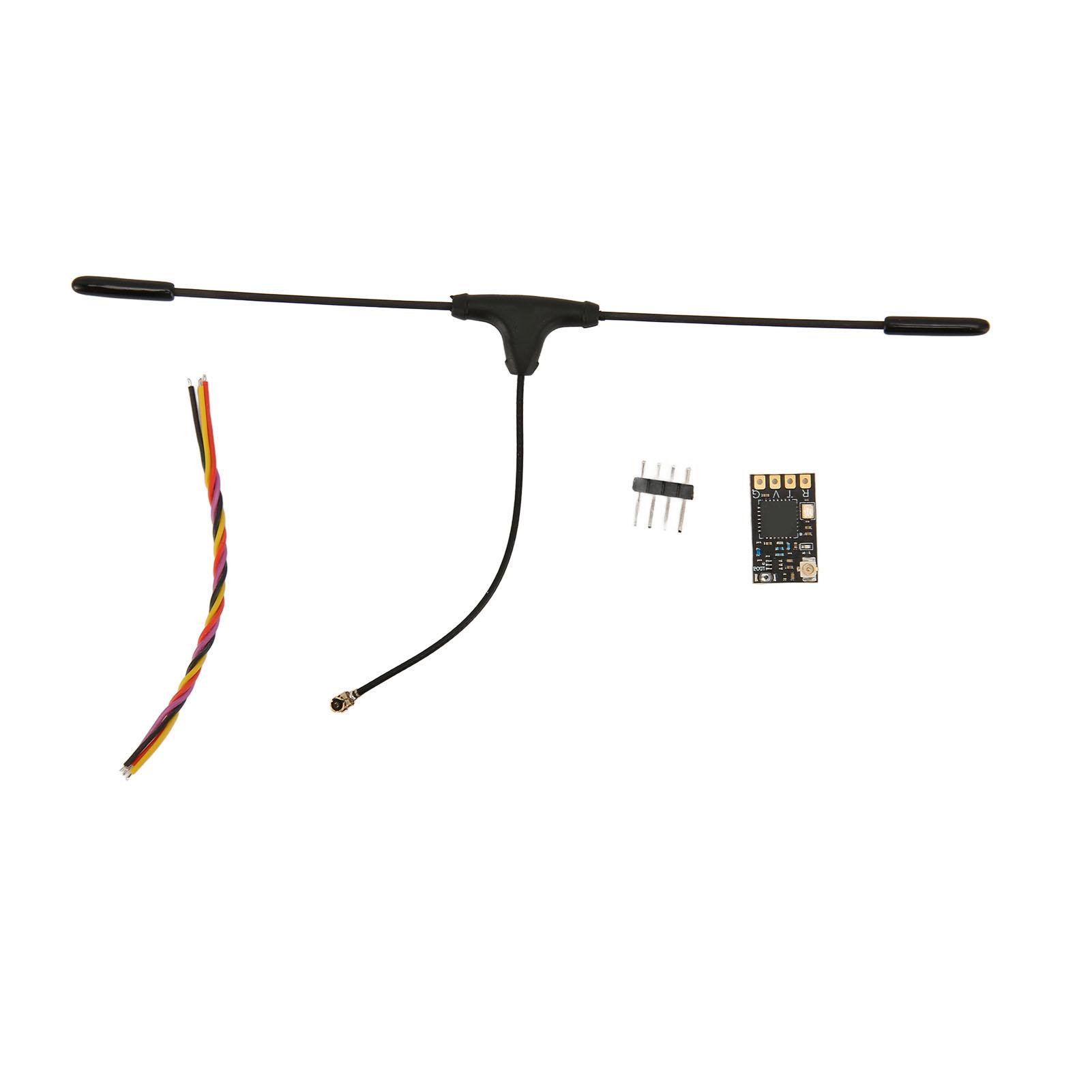 

2.4GHz ELRS 915MHz Receiver Drone RX Module with T Antenna Low Latency FPV Remote DIY Parts for RC