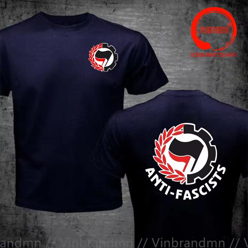 Antifascists Antifa T Shirt Unisex Fashion Trendy Casual Clothing Stylish Tops Tee Shirt Leisure Tshirt Unisexs Cotton Tshirt