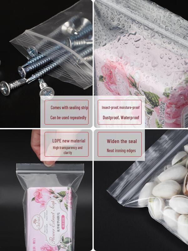 Sacos Transparente Auto-Selantes de Grau Alimentício Ally