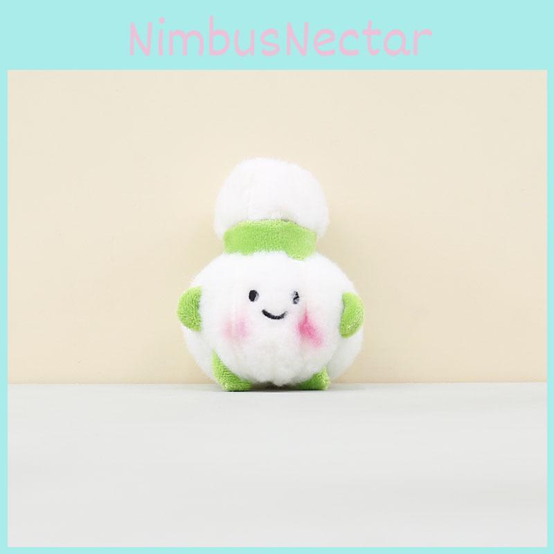 Garlic Plush Keychain With Soft Short Plush Material For Bag Ornaments