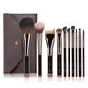 MSQ Makeup Brush Set Eyeshadow Blush Concealer Premium Fiber Ultra Popular for Everyday Strong Powder Holding Parallel Handles (10 Pieces) Brush,