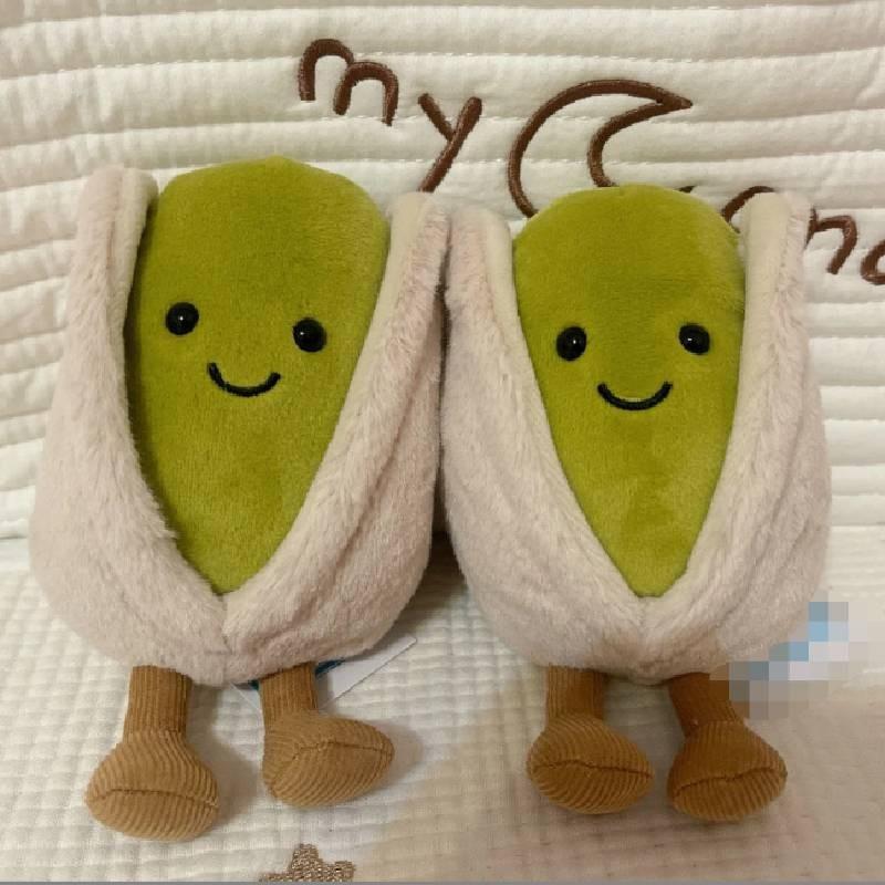 Plüschfigur Pistazie Weiches Stofftier Für Liebhaber Sammlung Dekoration Und