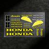 ZLQ4  For HONDA Stickers Moto Sticker Auto Body Bumper Windows Motorcycle Laptop Walls Vinyl Decal Car Tuning Accessories