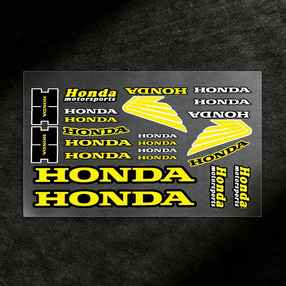

Для HONDA Наклейки Мото Наклейка Кузов Авто Бампер Окна Мотоцикл Ноутбук Стены Виниловая Наклейка Авто Тюнинг Аксессуары 20x30cm
