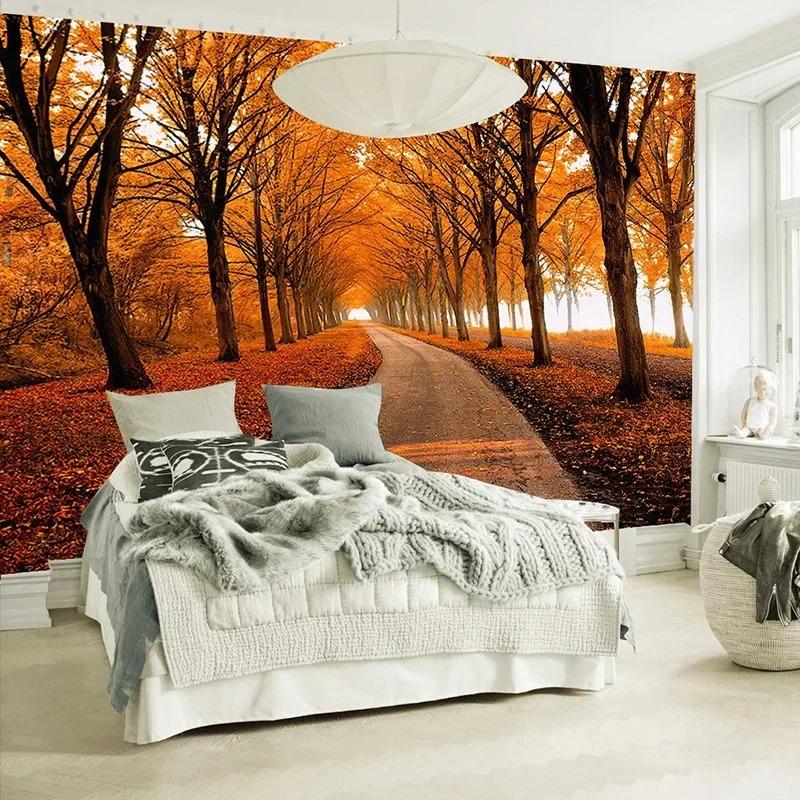 Nature Landscape 3d Mural Forest Tree Photo Wallpaper Living Room Bedroom Restaurant Wall Paper Home Decor