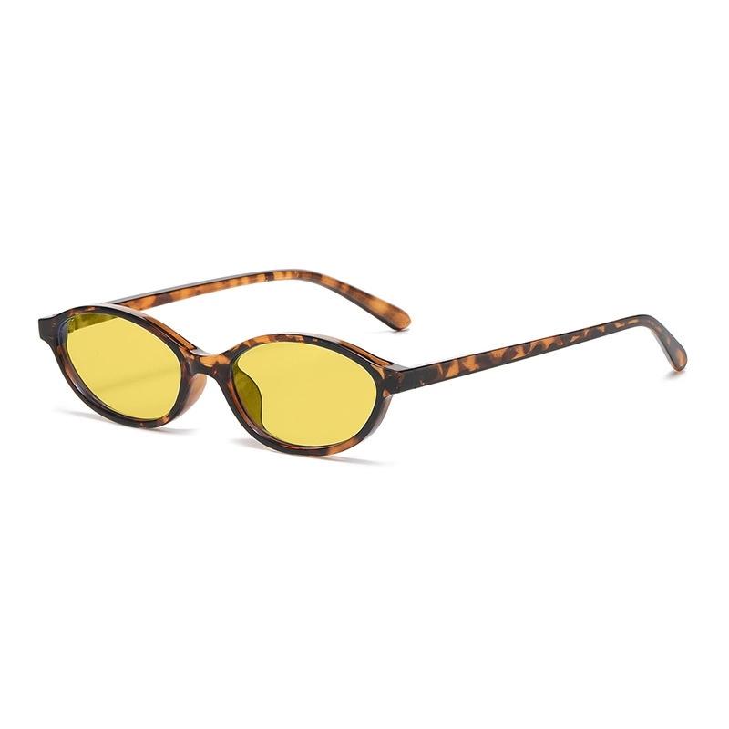 Classic Oval Small Sunglasses Women Trendy Cat-eye Sun Glasses for Ladies Fashion Daily Driving Travelling Shades UV400