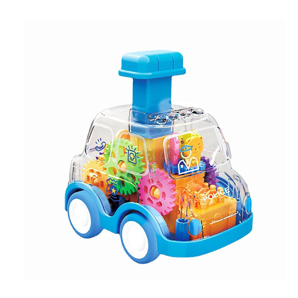 Children'S Pressing Car Toys, Inertia Gear Cars, Early Education Puzzle Toys