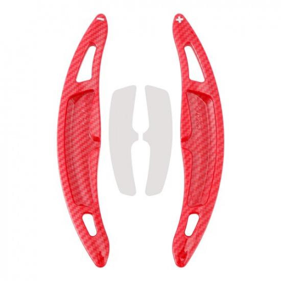 Carbon Look Steering Wheel Paddle Shifter Extension For Porsche Cayenne Macan