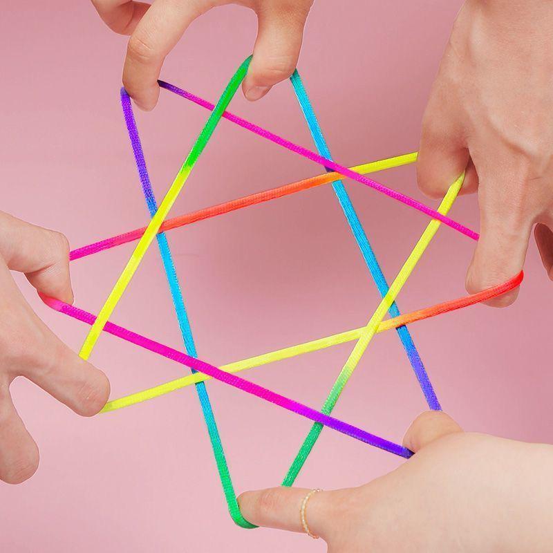 Children's Rainbow Chinese Jump Rope for Students