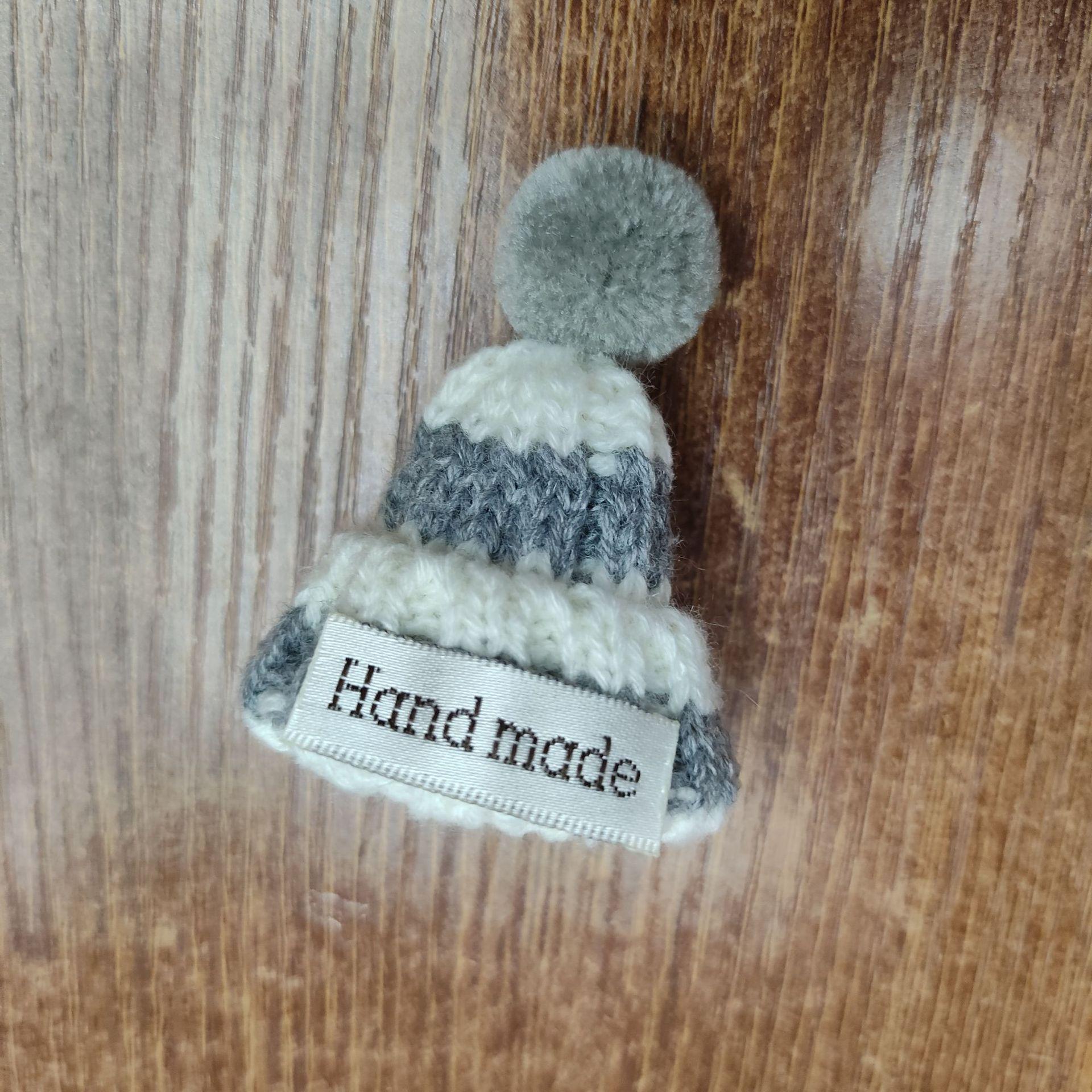 

Милая мини-вязаная шерстяная шапка для собак ручной работы - праздничный рождественский модный декор