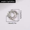 5pcs Alloy Flower Wreath Charms Pendants for Necklace Earrings Bracelet DIY Handmade Jewelry Making Accessories