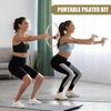 Best Selling Low Saturation Beige Pilates Training Set, Home Fitness Workout Kit for Leg & Hip Shaping