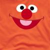 Sesame Street Unisex Adult Ernie Face T-Shirt