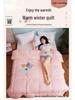 Brushed Comforter: Thickened Silk Cotton Quilt for All Seasons